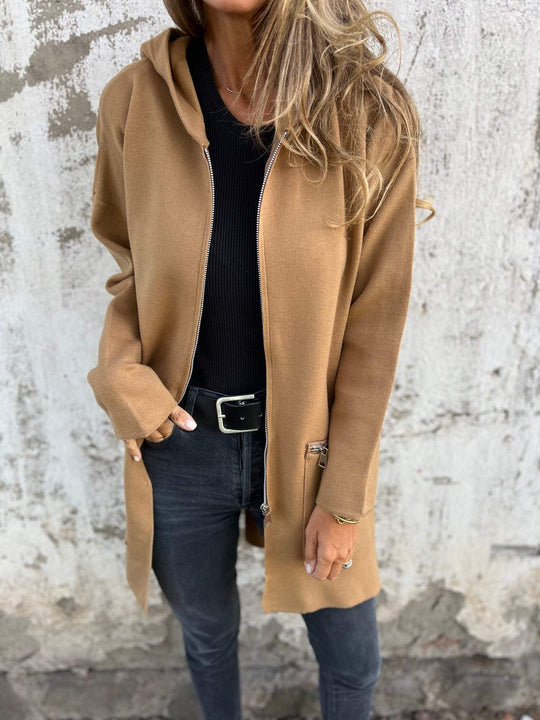 Alirave | Modische Strickjacke mit Zipper – Idealer Begleiter