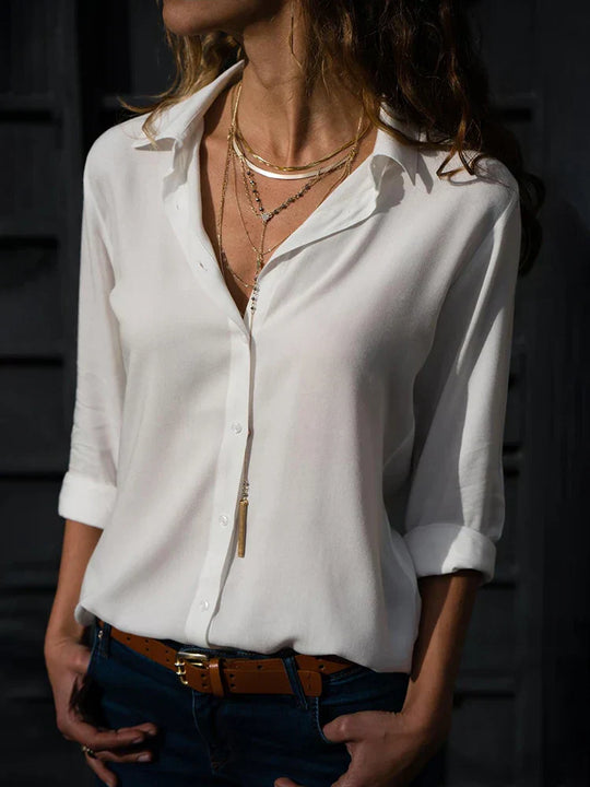 Cristes | Klassische Bluse für Damen – Zeitlos und Vielseitig für jeden Anlass