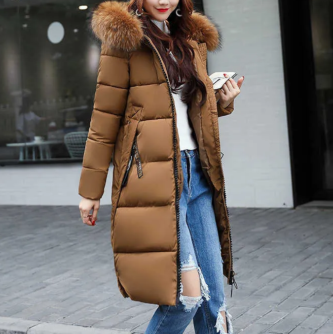 Fuzede | Langer Damen Wintermantel – Stilvoll und warm