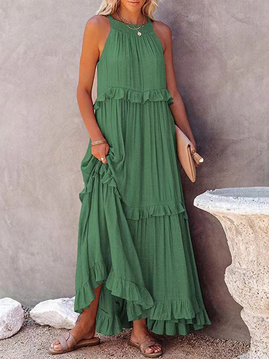 Amelia | Langes Lockeres Sommerkleid - Leicht & Atemberaubend