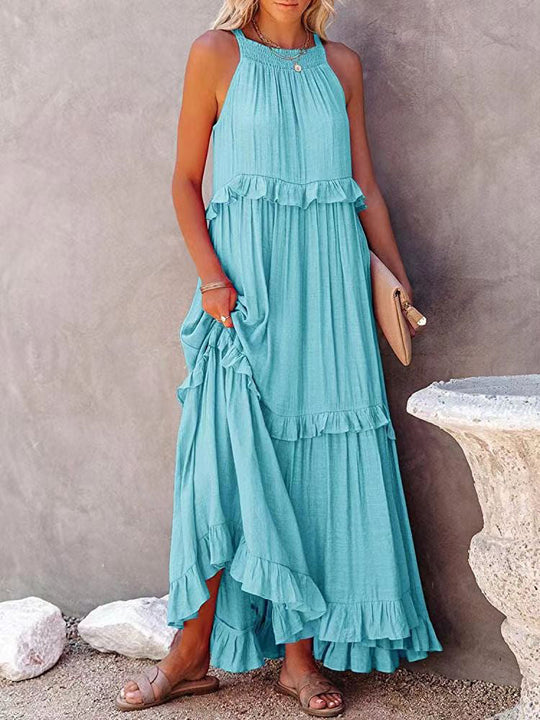 Amelia | Langes Lockeres Sommerkleid - Leicht & Atemberaubend
