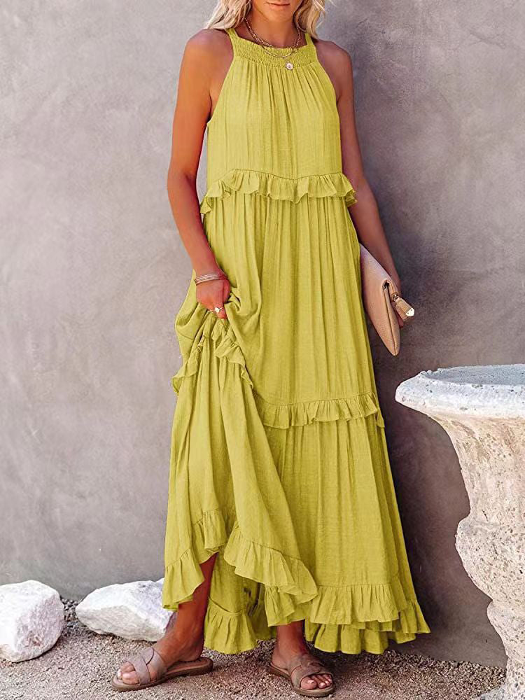 Amelia | Langes Lockeres Sommerkleid - Leicht & Atemberaubend