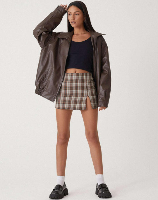 Vivalde | Lockere Lederjacke – Moderner Stil für Frauen