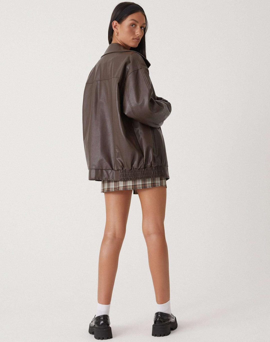 Vivalde | Lockere Lederjacke – Moderner Stil für Frauen